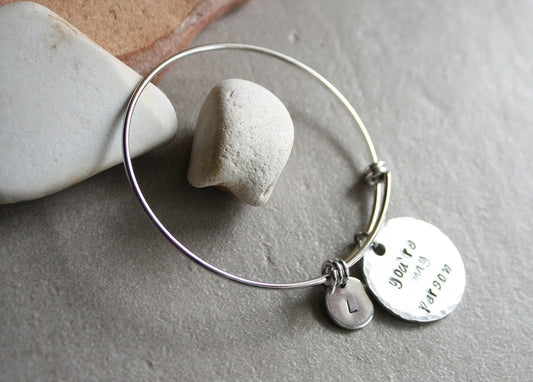 Bangle personalizzato con lettera