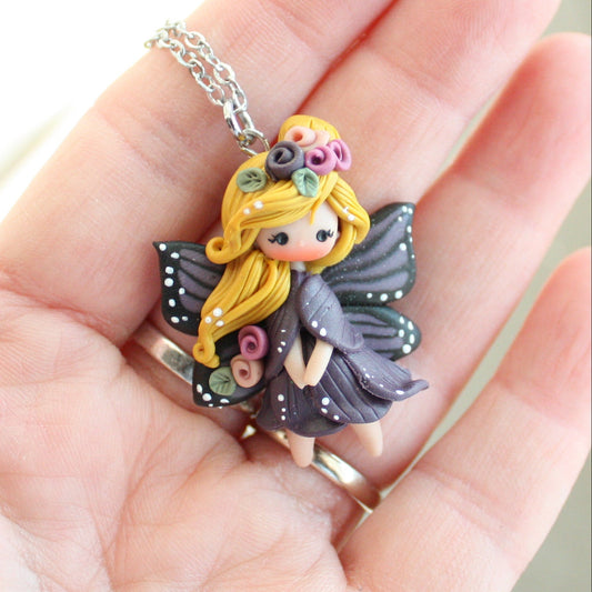 COLLANA FATINA FIMO ARTIGIANALE