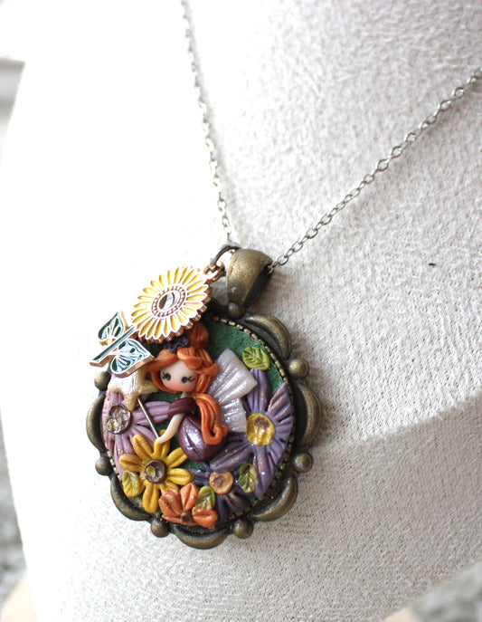 collana cammeo fatina