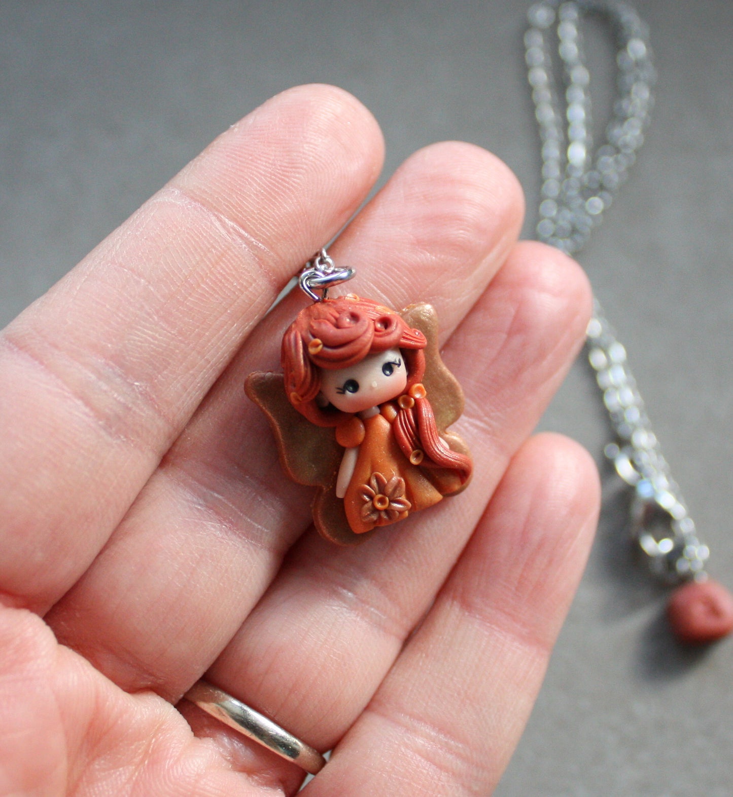 collana rainbow fairy - orange