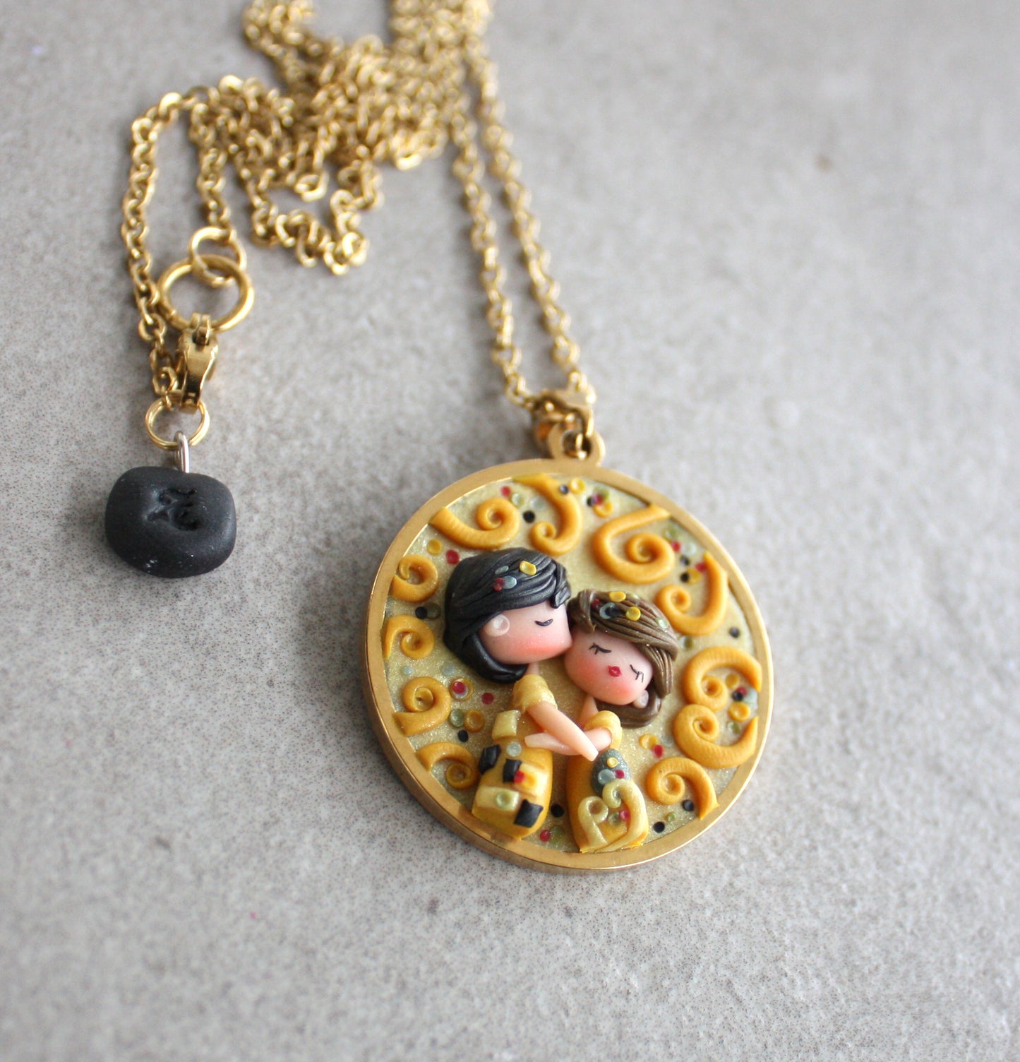 Collana Il Bacio di Klimt