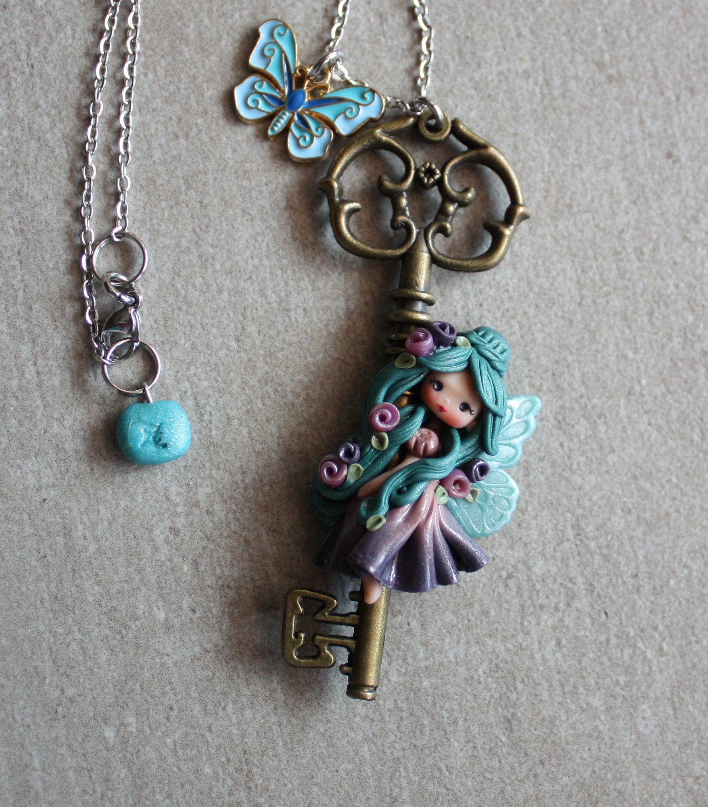 Collana fatina su chiave