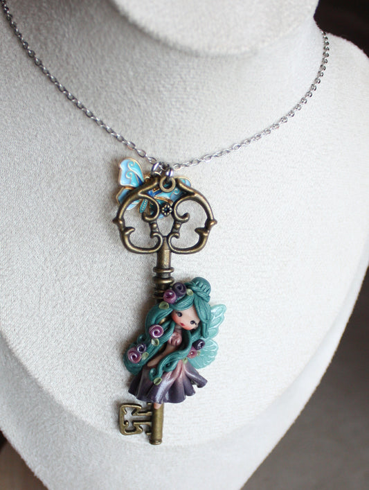 Collana fatina su chiave