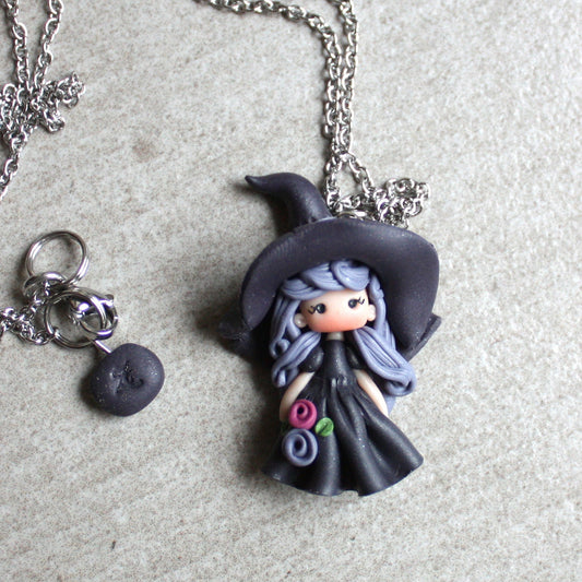 collana streghetta viola