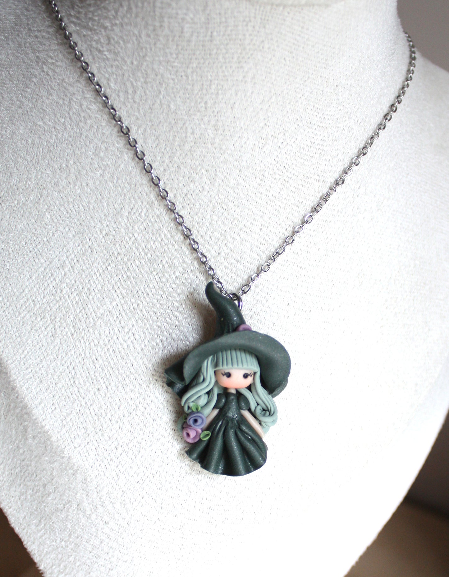 collana streghetta verde