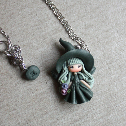 collana streghetta verde