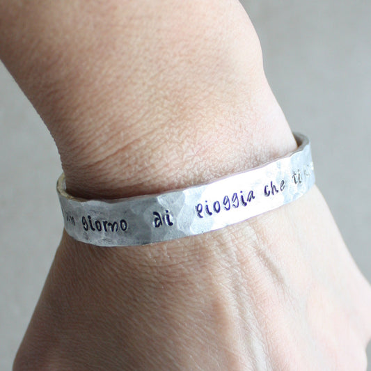 Bracciale Rigido in Alluminio