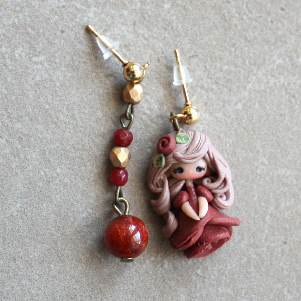 La Vie En Rose Collection - Stainless steel earrings II