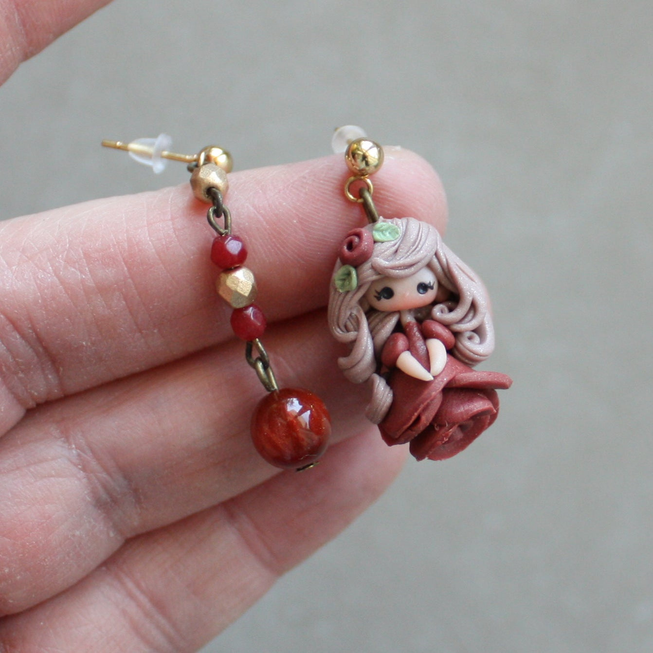 La Vie En Rose Collection - Stainless steel earrings II