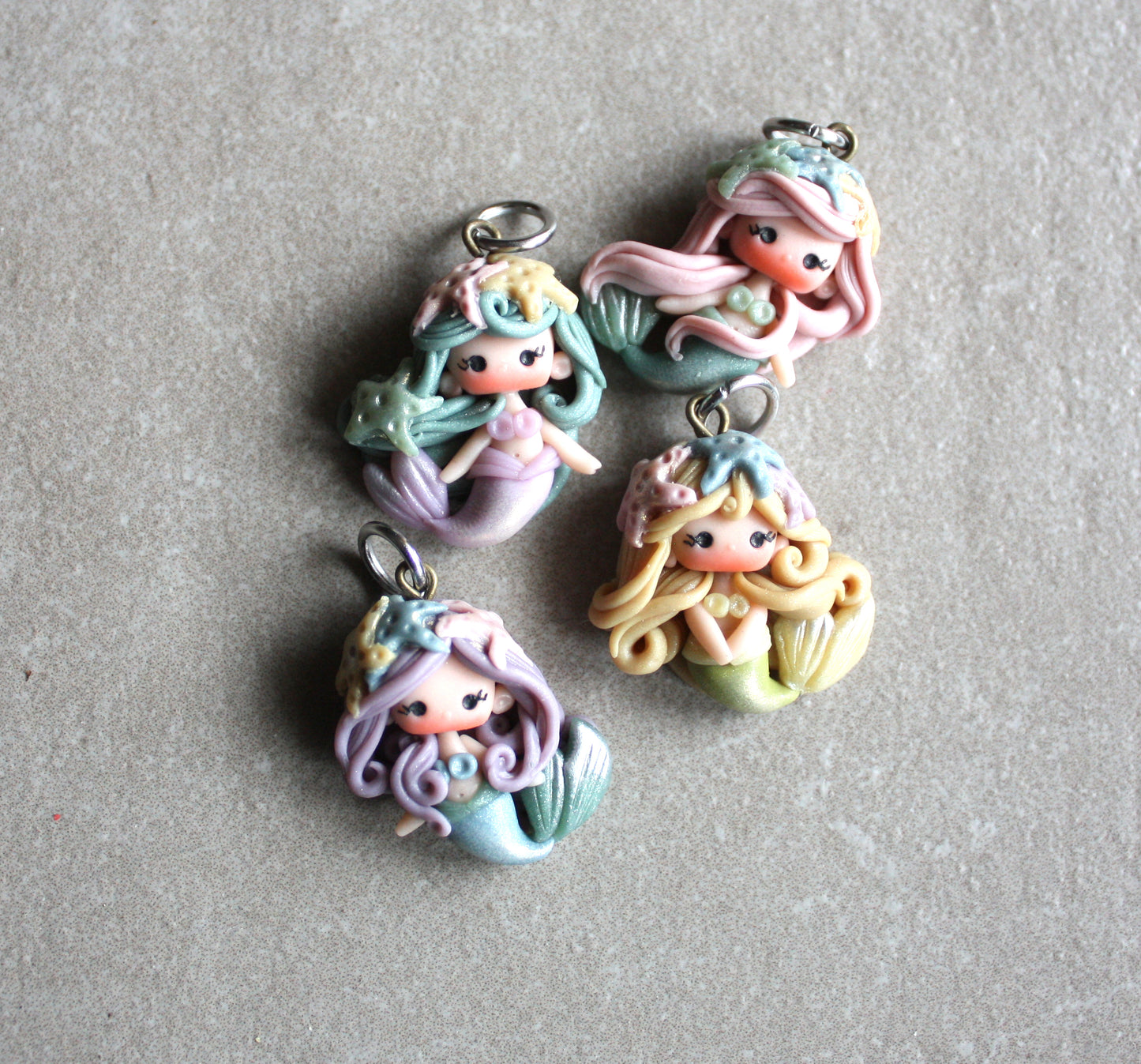 Pastel mermaids