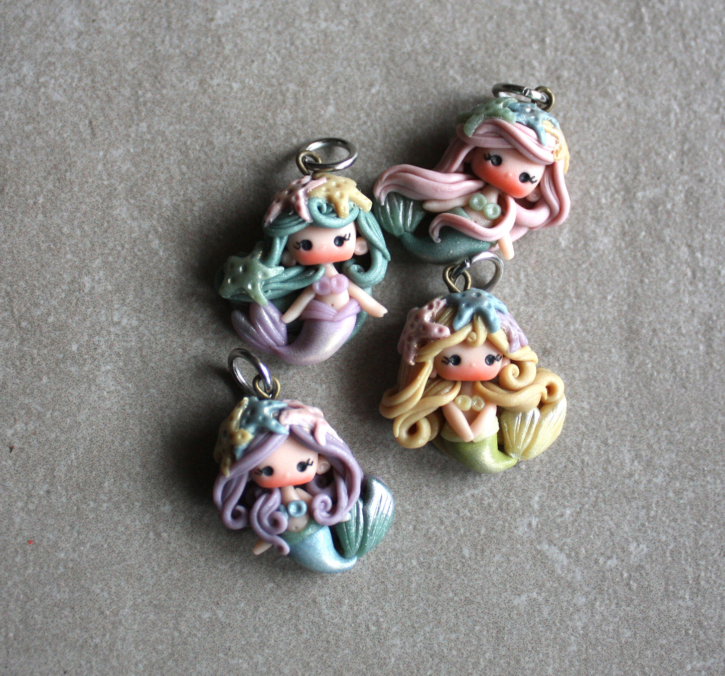 Pastel mermaids