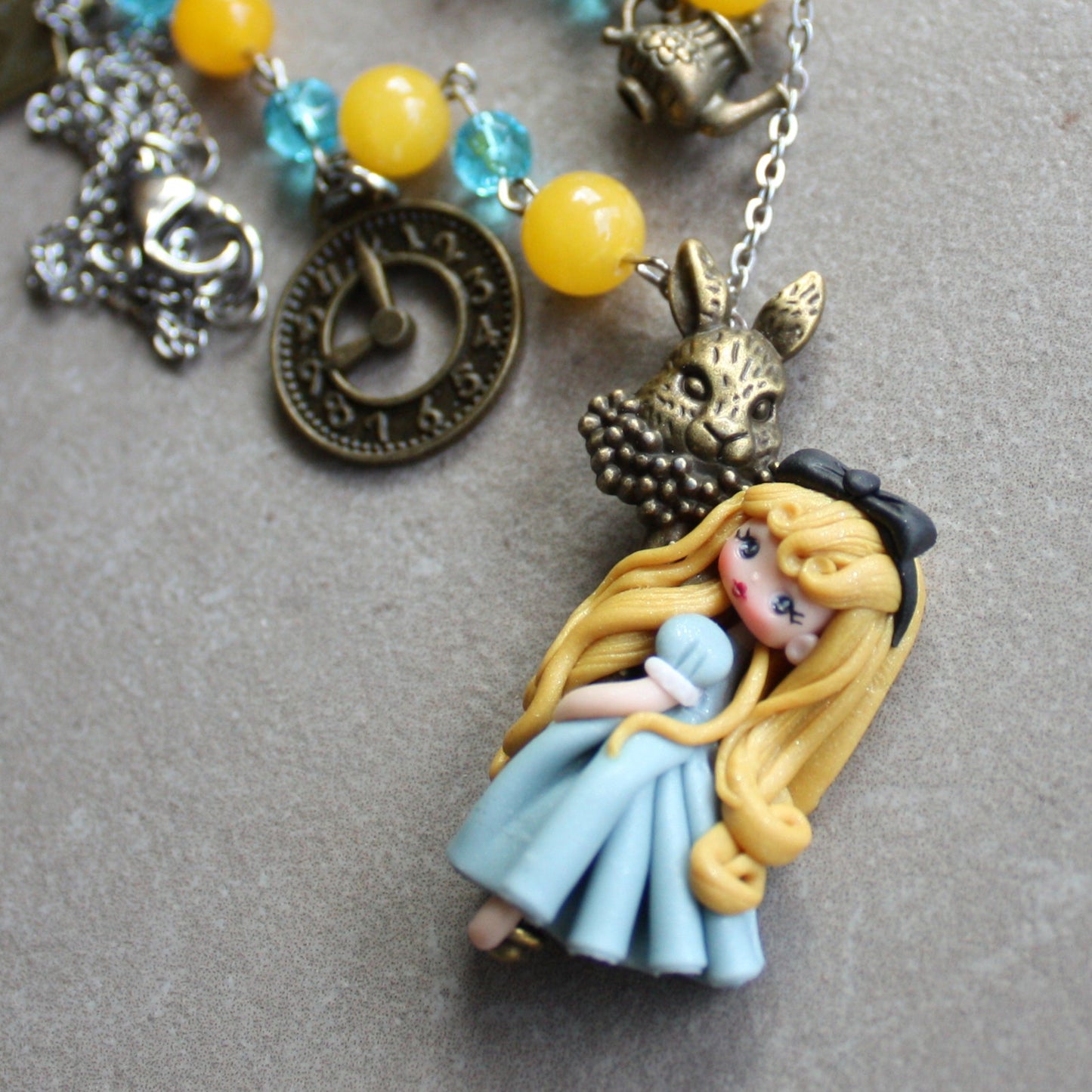 collana multicharms Alice II