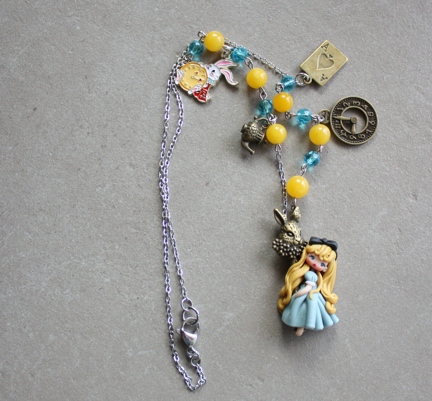 collana multicharms Alice II