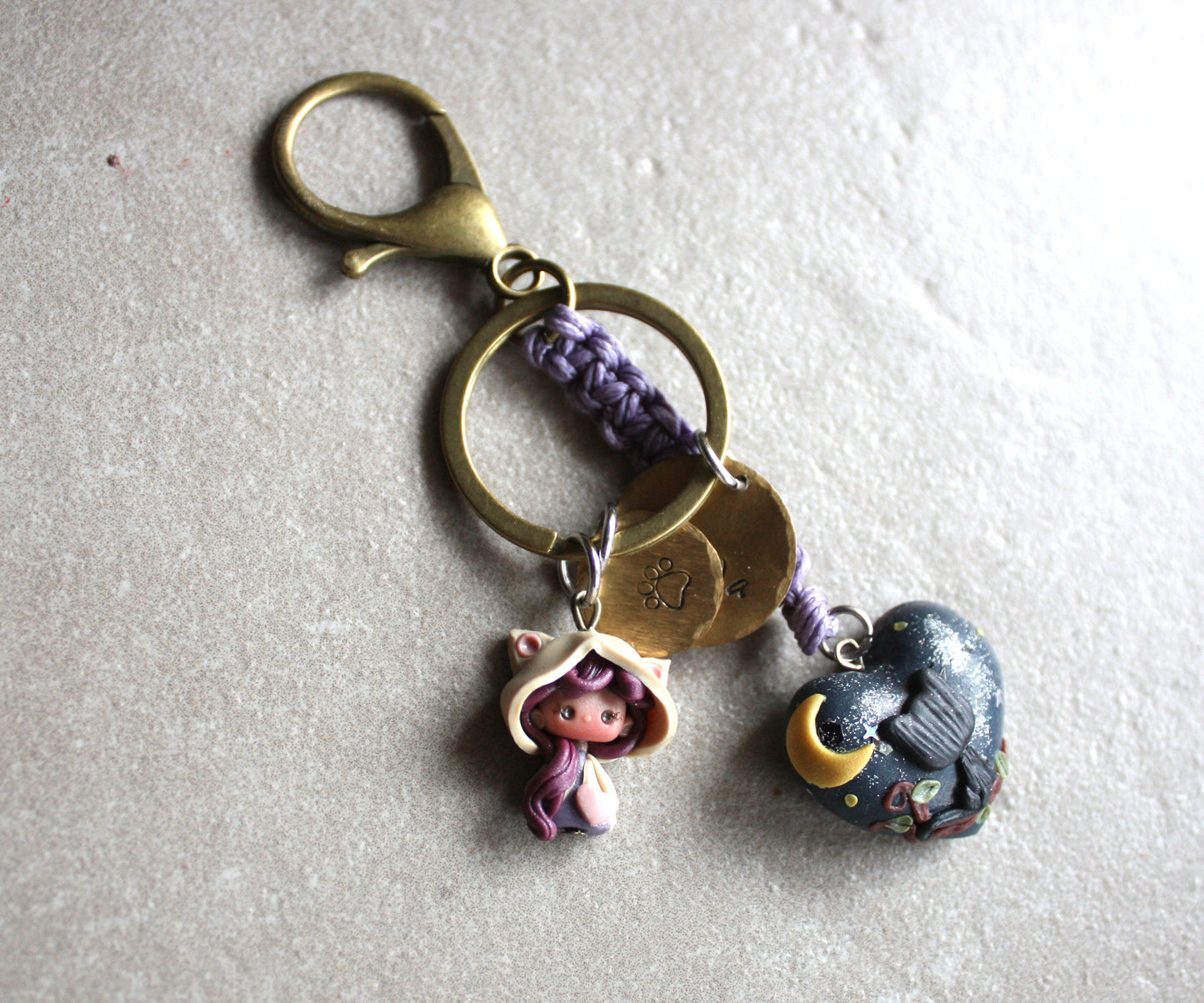 Petdoll keychain with name