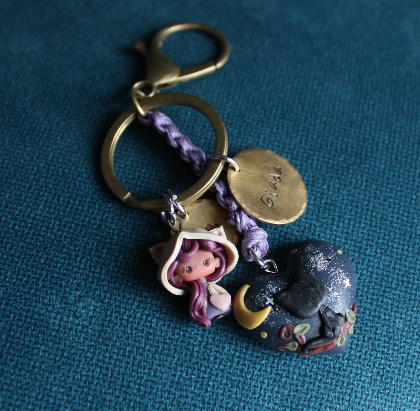 Petdoll keychain with name