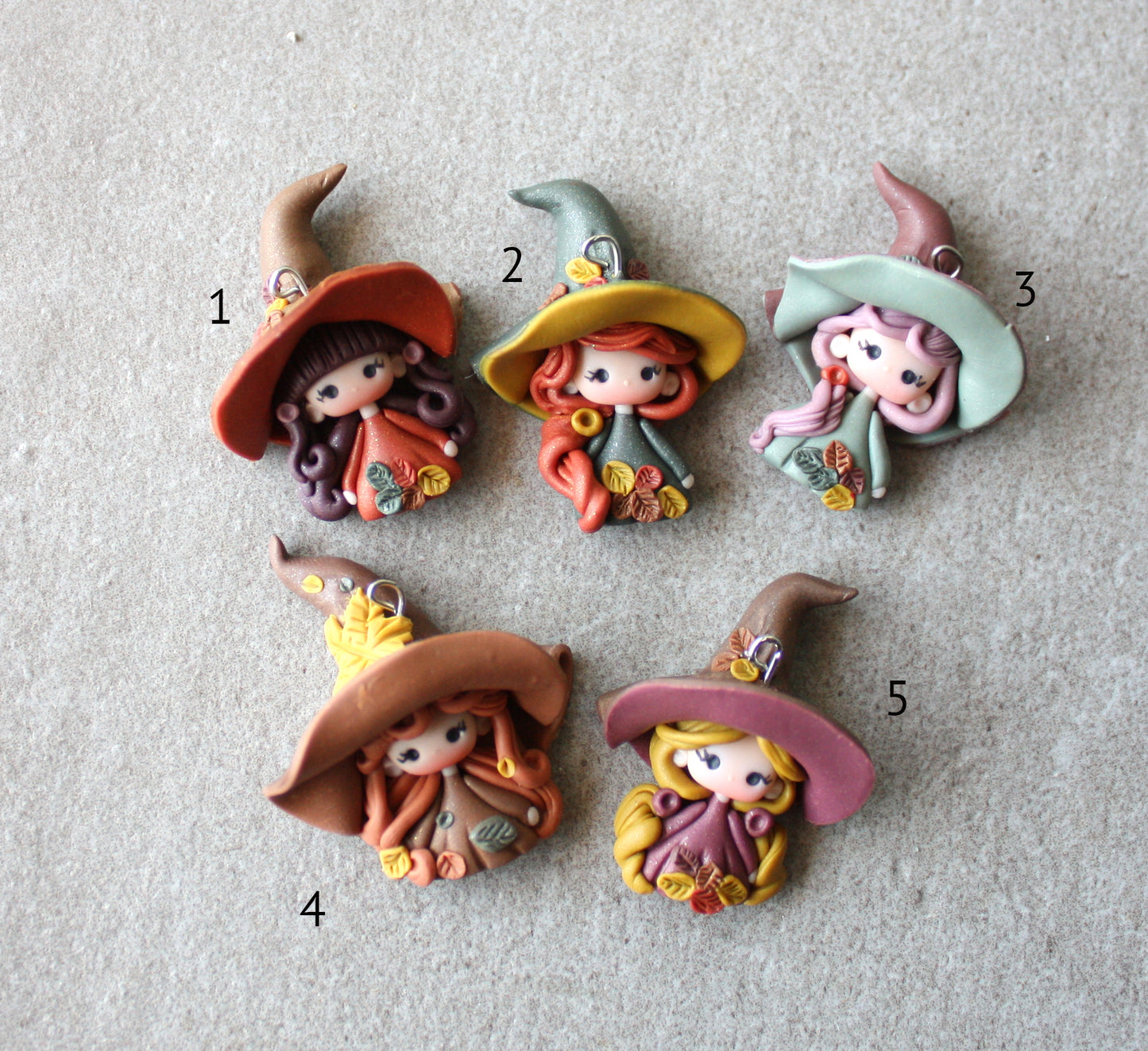 little witch charms- autumn