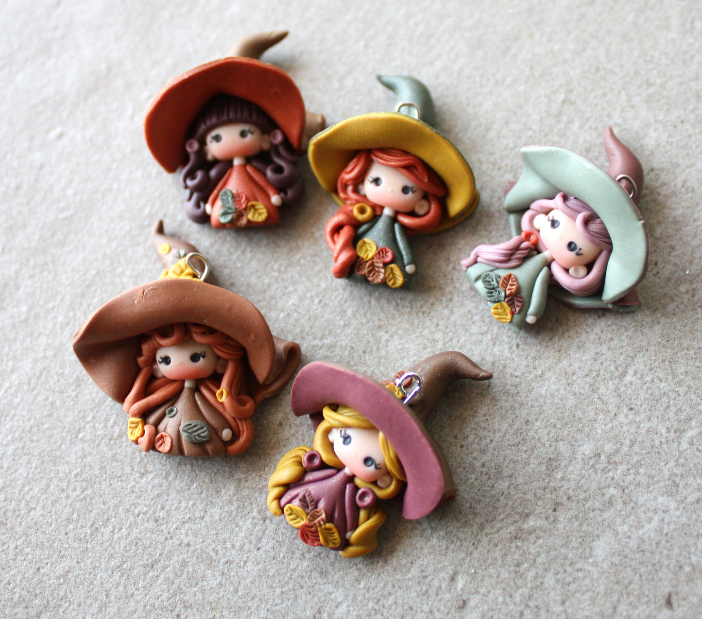 little witch charms- autumn