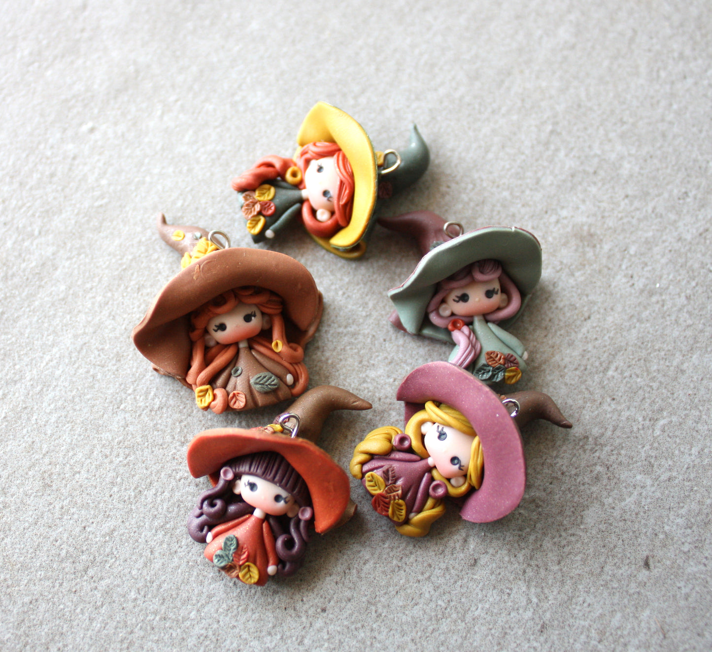 little witch charms- autumn