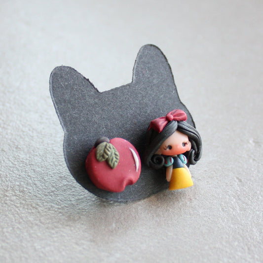 orecchini da lobo Biancaneve- in stock!