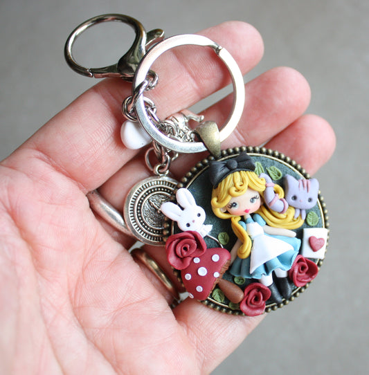 Portachiavi con Alice – Pezzo unico