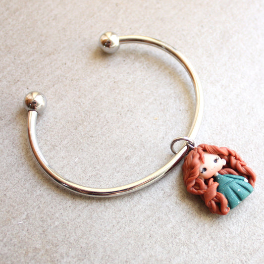 Stainless Steel Adjustable Bracelet with Handmade Merida