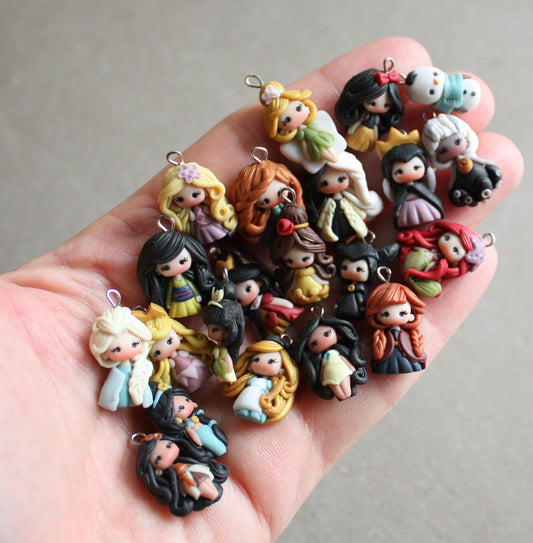 ciondolo principessa 2 cm