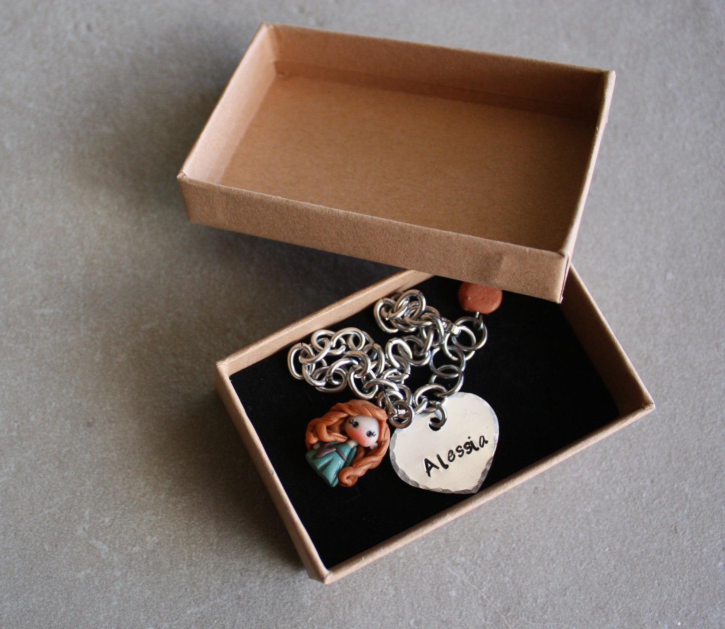 Bracciale personalizzato con principessa – Acciaio inox