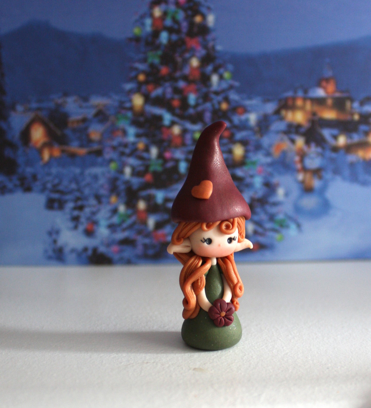 Gnoma Natalizia in Fimo