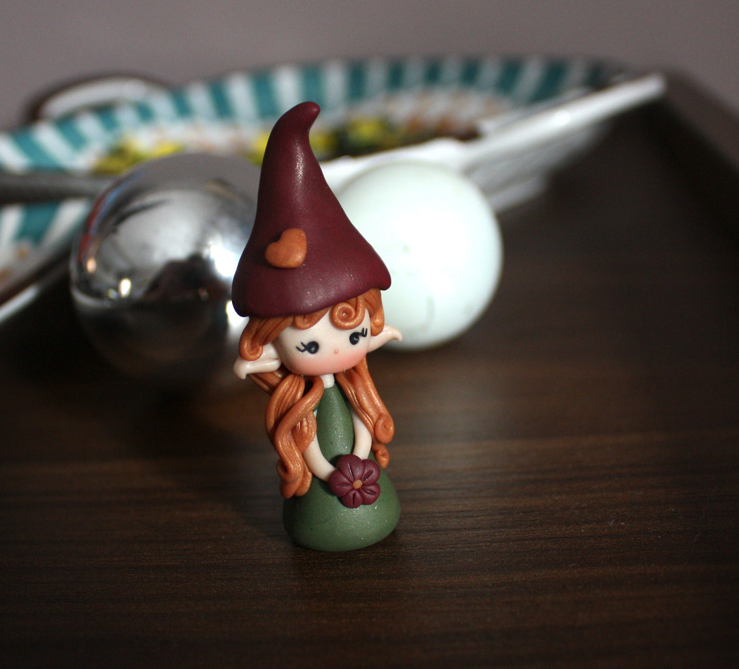 Gnoma Natalizia in Fimo