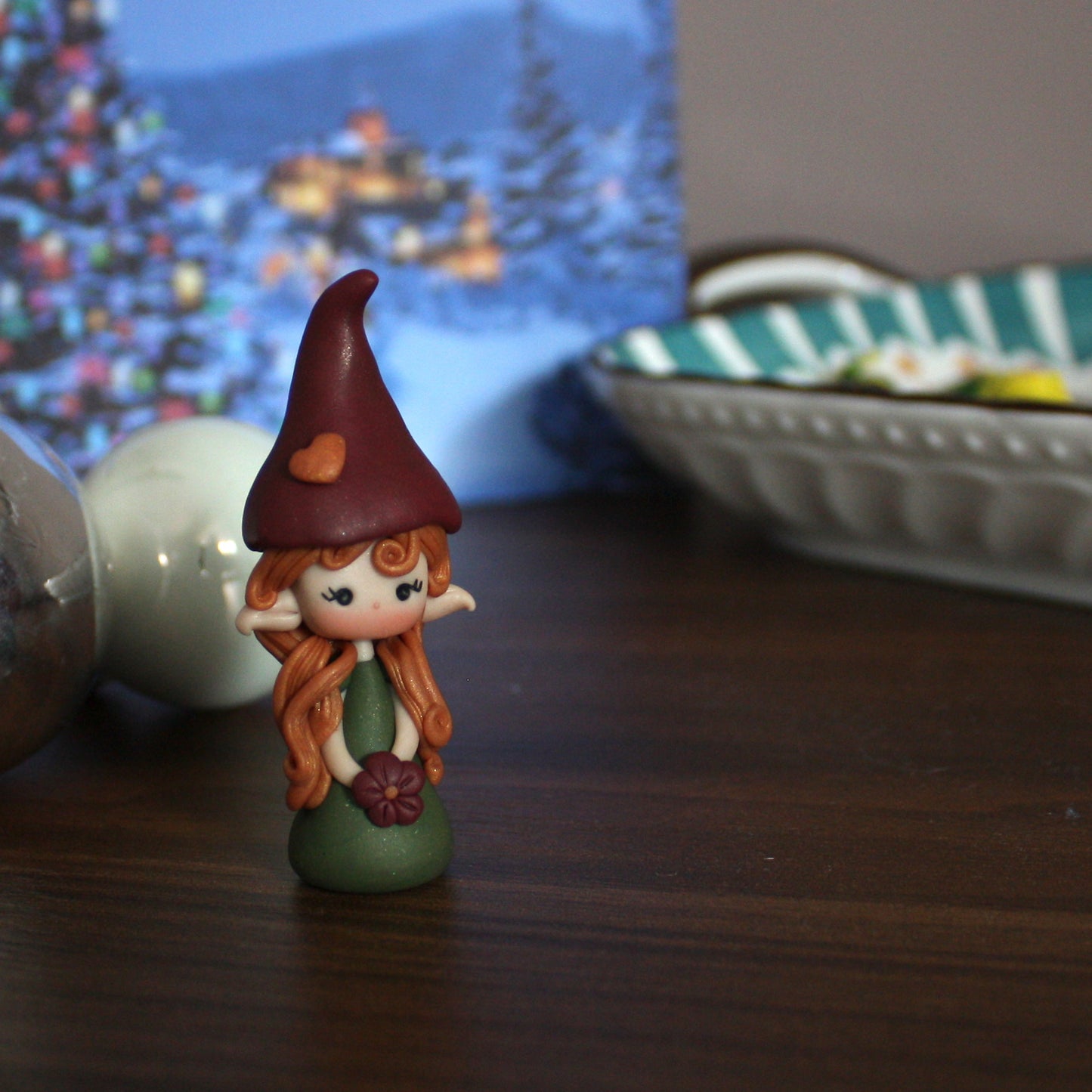 Gnoma Natalizia in Fimo