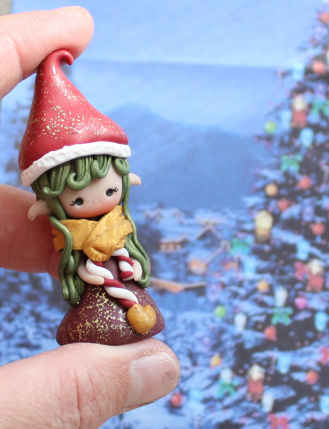 Gnoma Natalizia in Fimo II