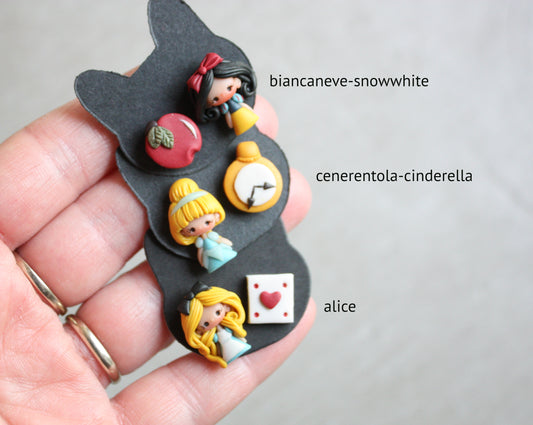 orecchini da lobo con principessa
