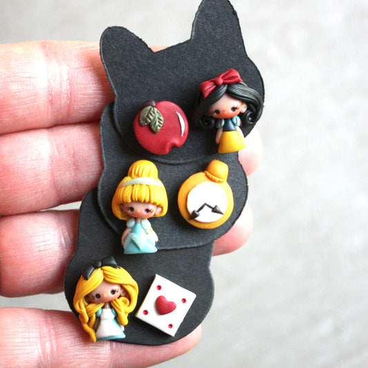 orecchini da lobo con principessa