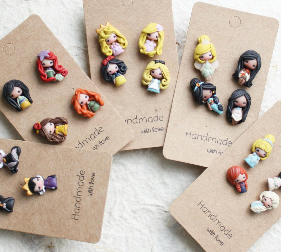 Princess stud earring – Create your own pair!