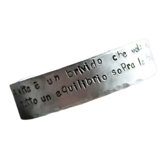 Bracciale in Alluminio personalizzato