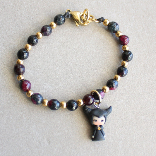 bracciale pietre dure e Malefica