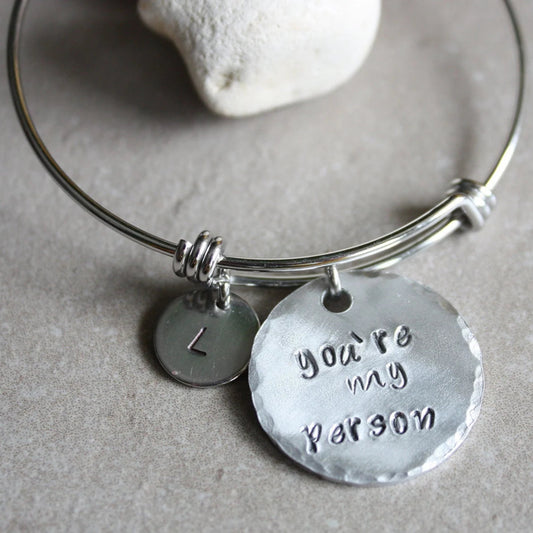 Bangle personalizzato con lettera