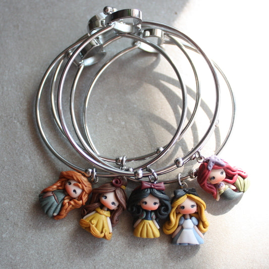 bangle cuore Principessa - su ordinazione