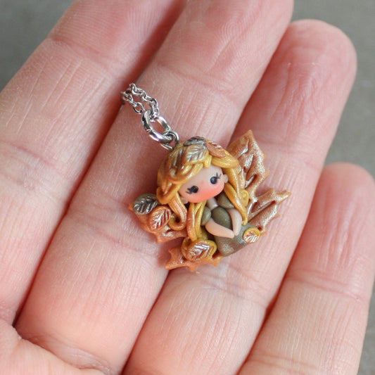 collana cat doll in fimo