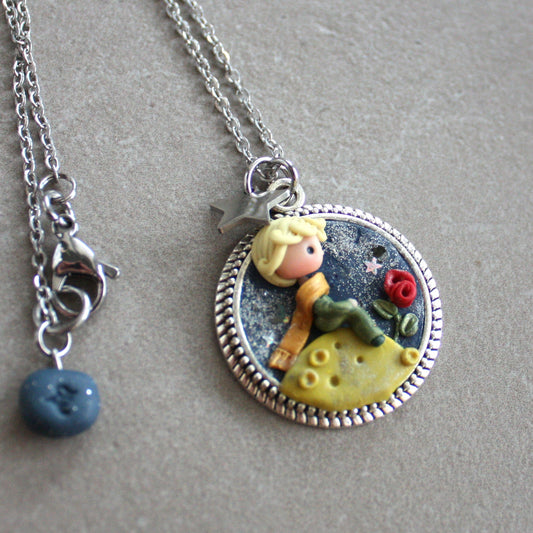collana piccolo principe fimo