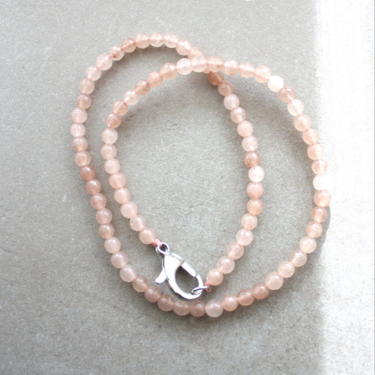 collana pietre dure rosa