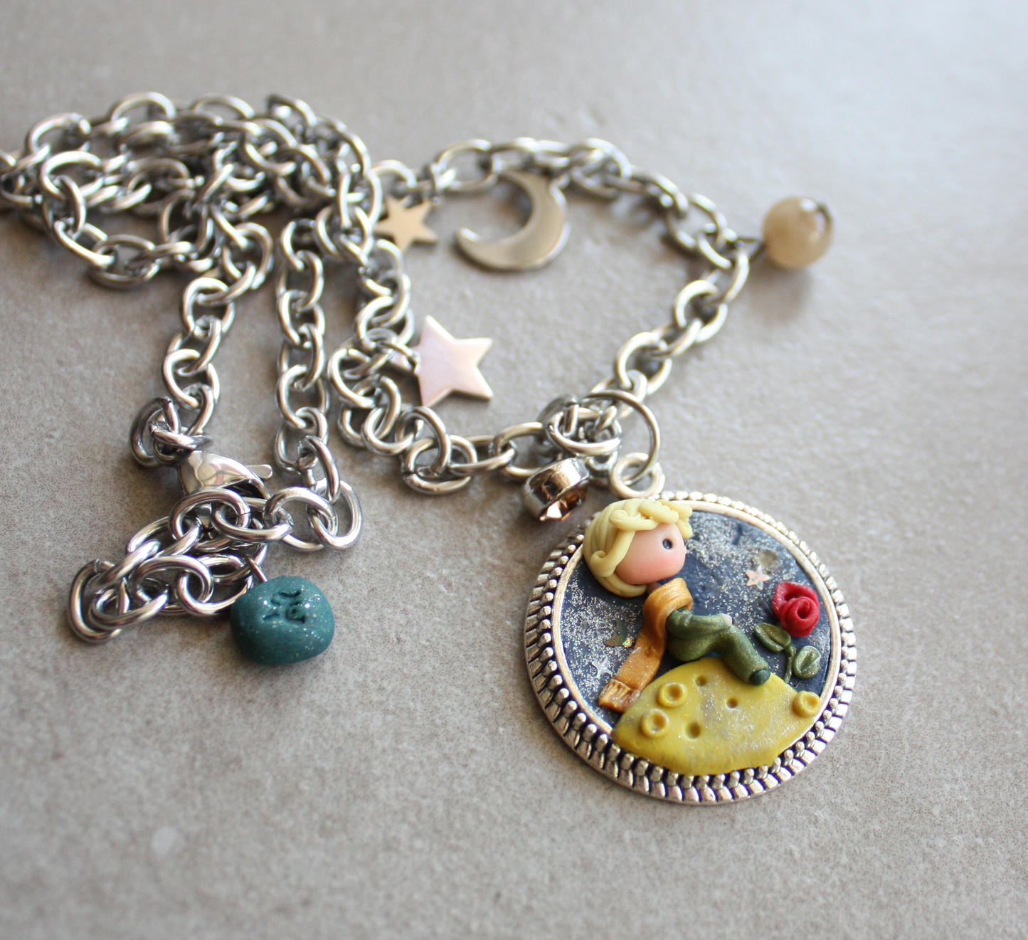 Collana multicharms Il Piccolo Principe
