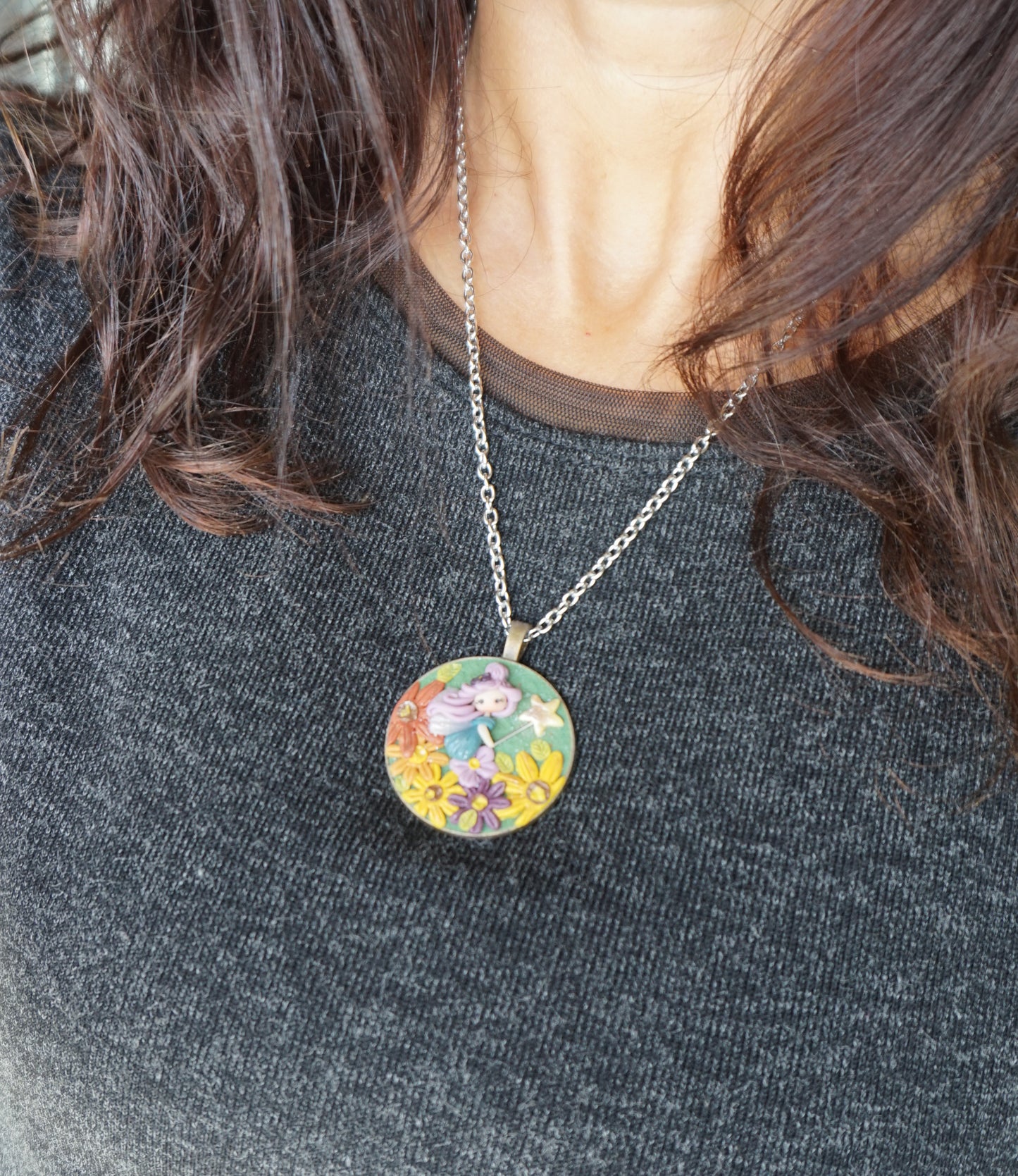Collana corta con Cammeo