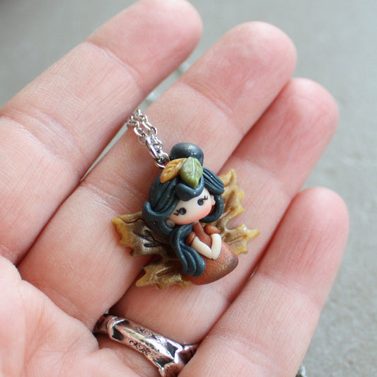 Collana fatina II – Acciaio inox e ciondolo in fimo