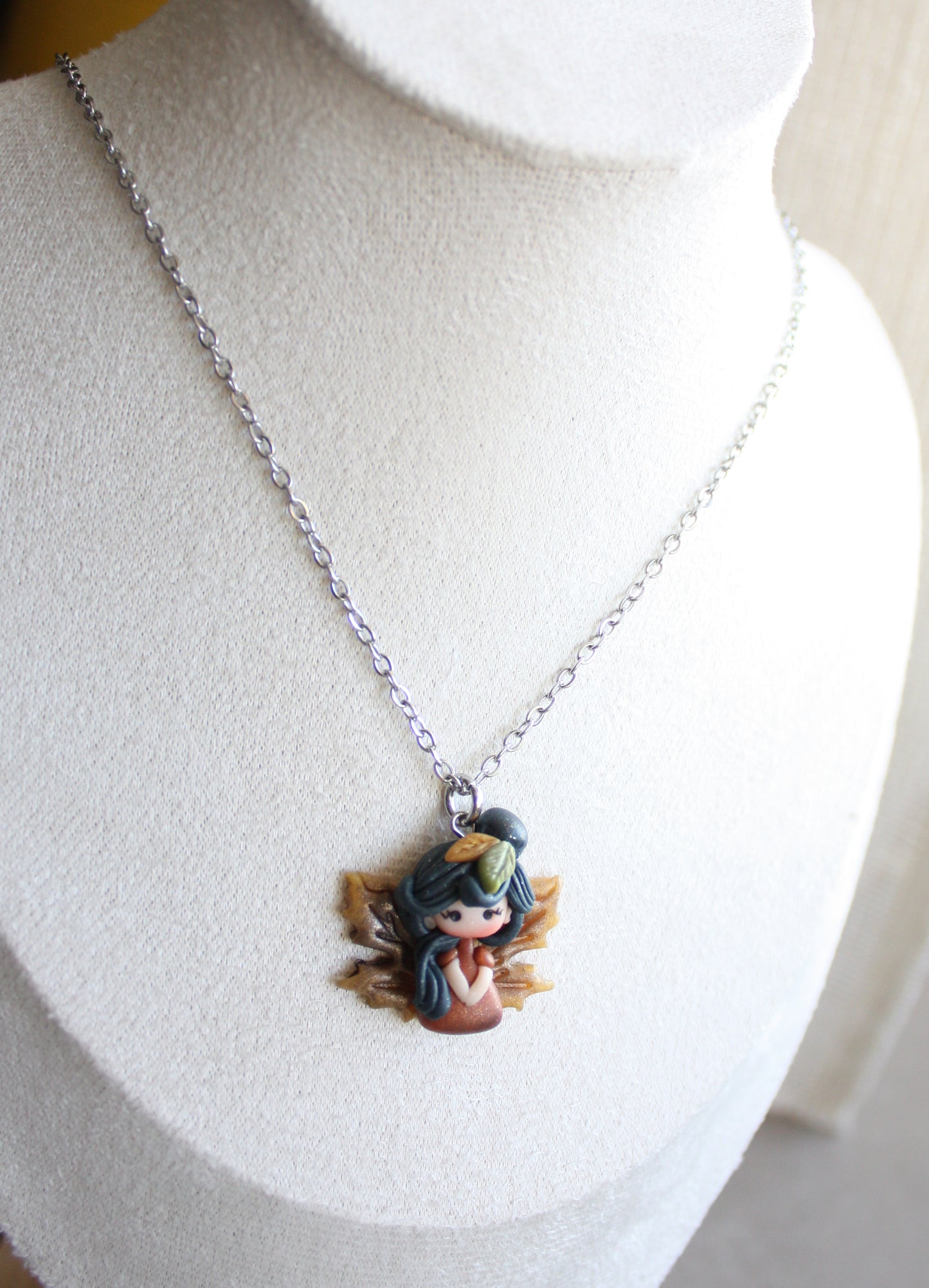 Collana fatina II – Acciaio inox e ciondolo in fimo