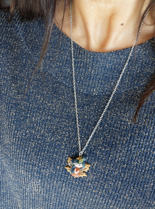 Collana fatina II – Acciaio inox e ciondolo in fimo