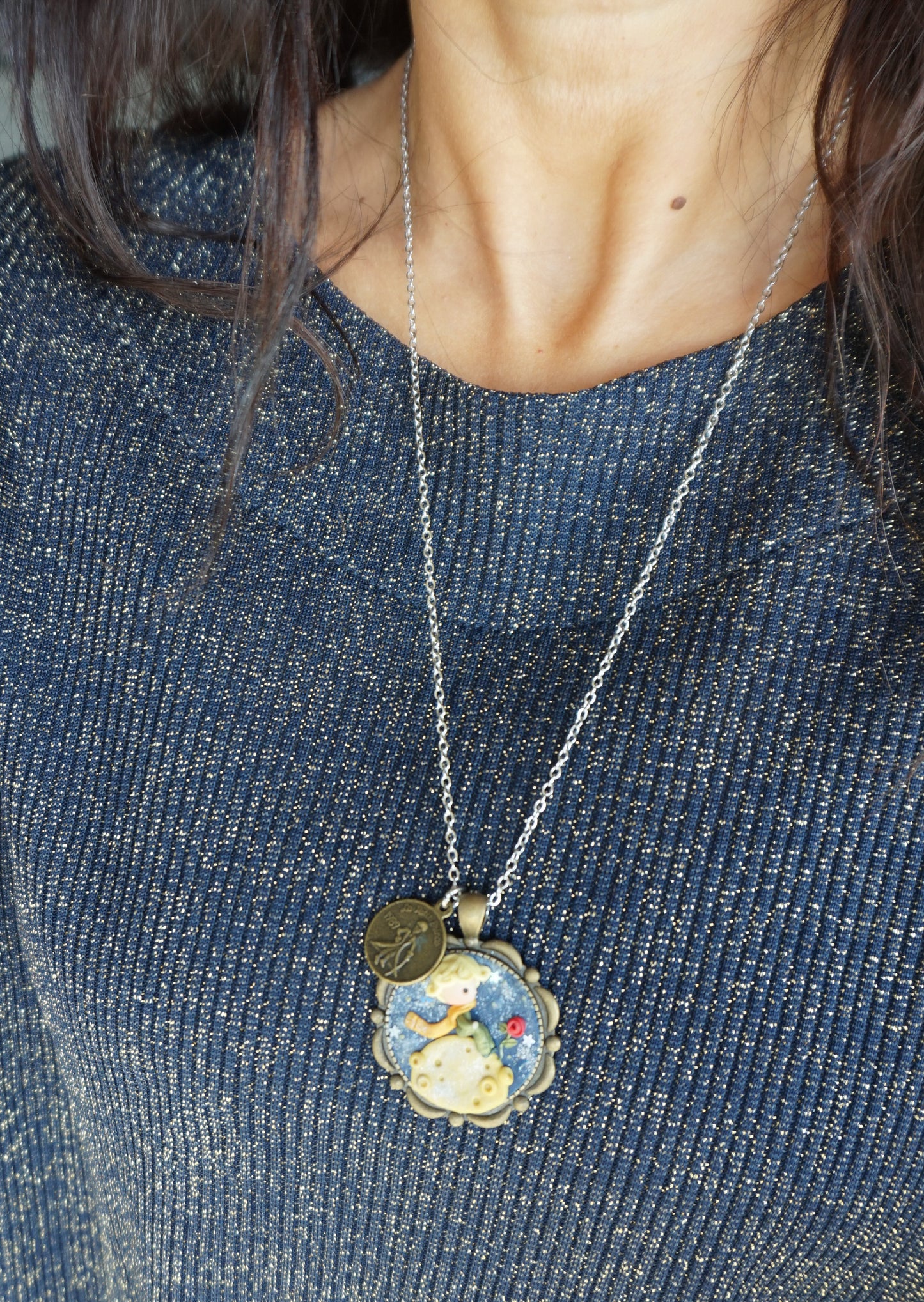 Collana Il Piccolo Principe – Cammeo in fimo