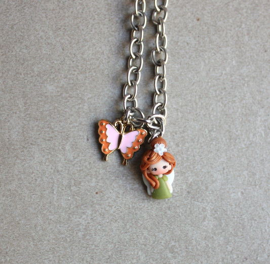 collana girocollo fatina in fimo