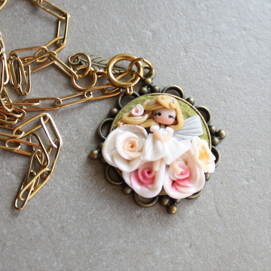 collana fatina bianca