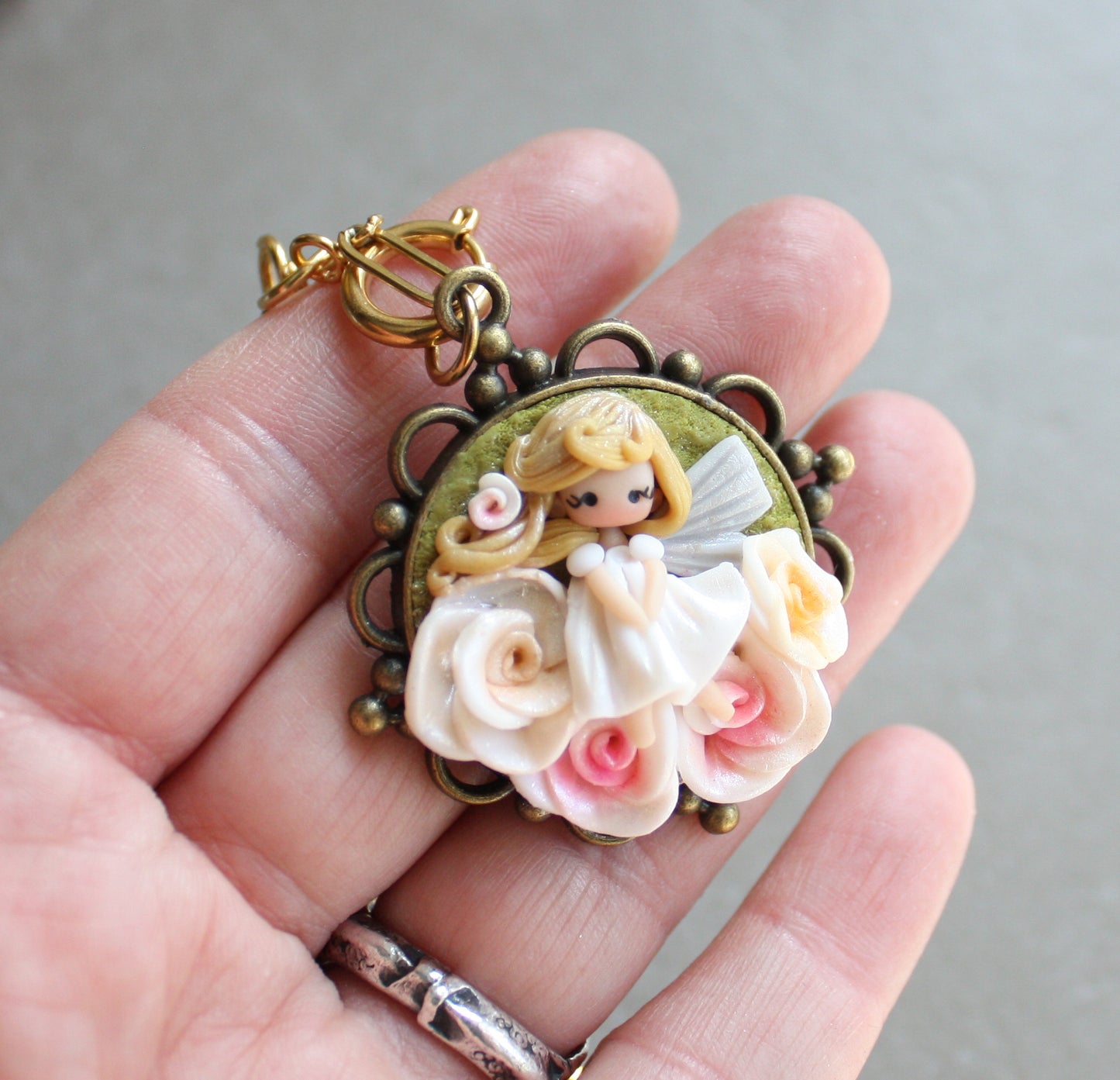 collana fatina bianca